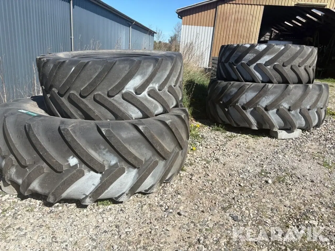 Billede 2 - Landbrugs dæk Michelin MultiBib 2 forhjul og 2 baghjul