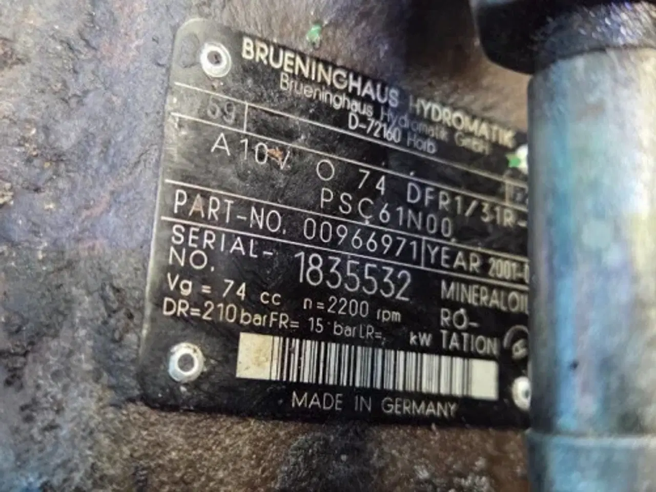 Billede 3 - Hydrema 906B Hydraulikpumpe  510130