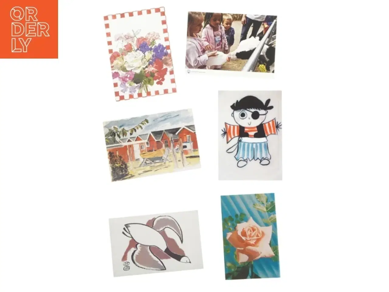 Billede 1 - Postkort sæt af 6 (str. 6 styk)