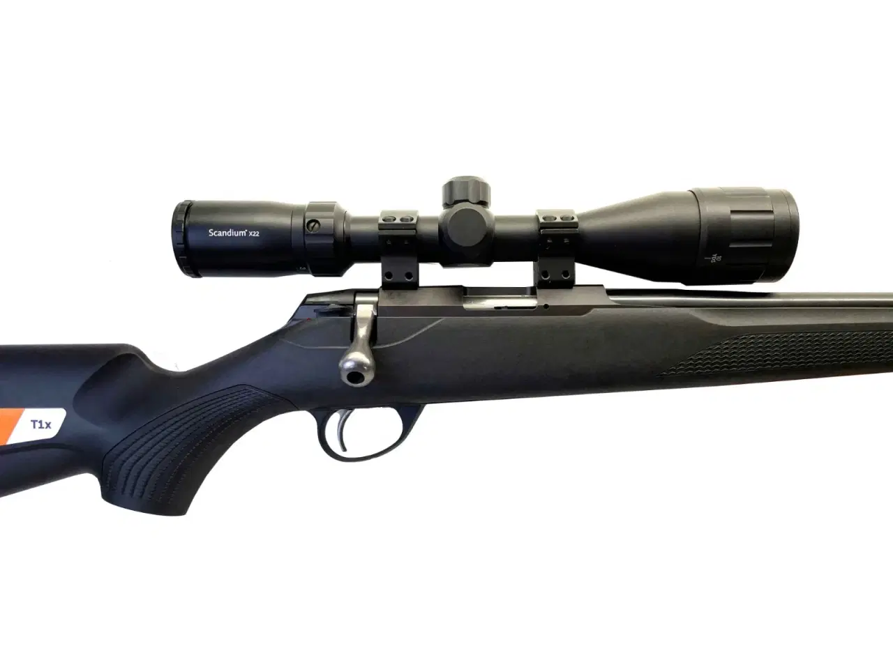 Billede 1 - Tikka T1X incl. kikkert og lyddæmper salonriffelsæt-FH1568- kal 17 hmr