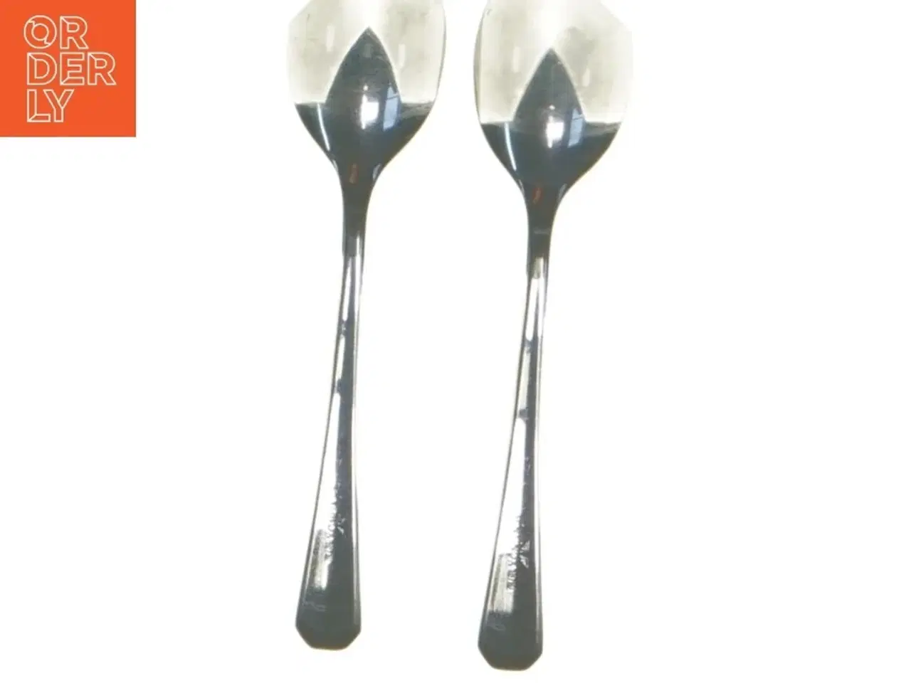 Billede 3 - Sølvfarvede skeer (str. 12 cm)