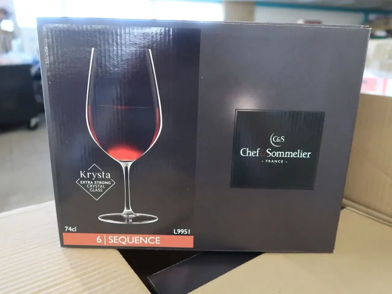 Billede 1 - 4 kasser (12 pr. stk.) vinglas CHEF & SOMMELIER Model: L 9951 12