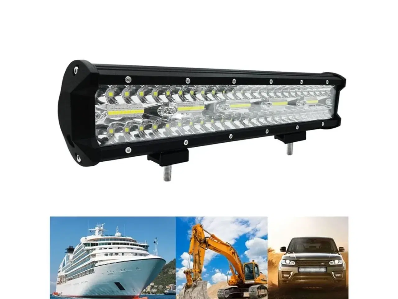 Billede 1 - 300 watt LED lygte til bil eller maskine.