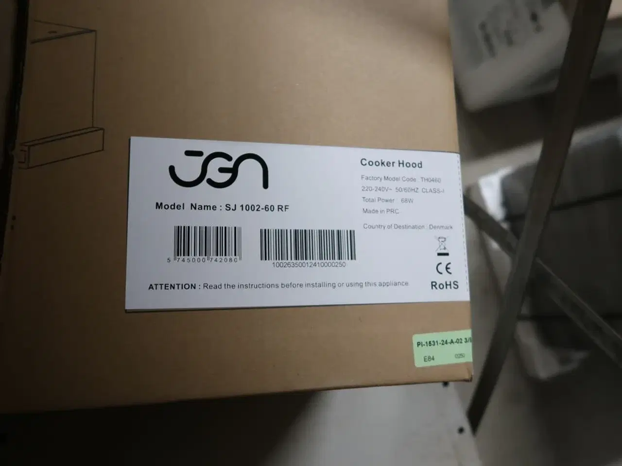 Billede 1 - Emhætte SJ 1002-60 RF