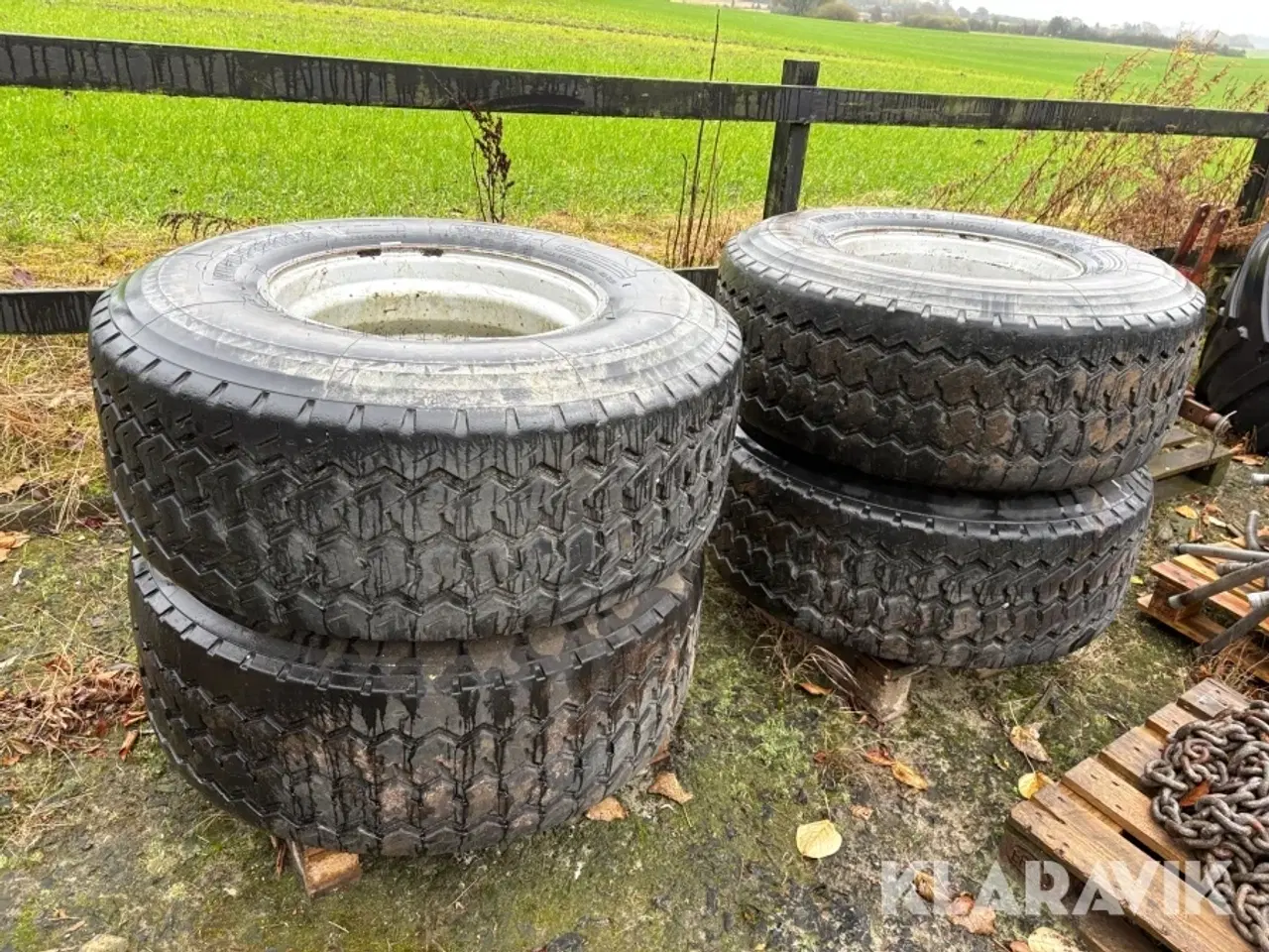 Billede 4 - Dæk til landbrugsvogn Windpower WCG28 - 4 stk