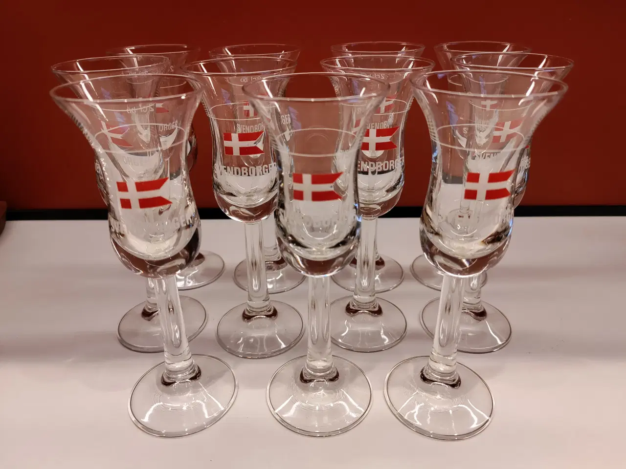 Billede 5 - Snapseglas, 11 stk. Svendborger