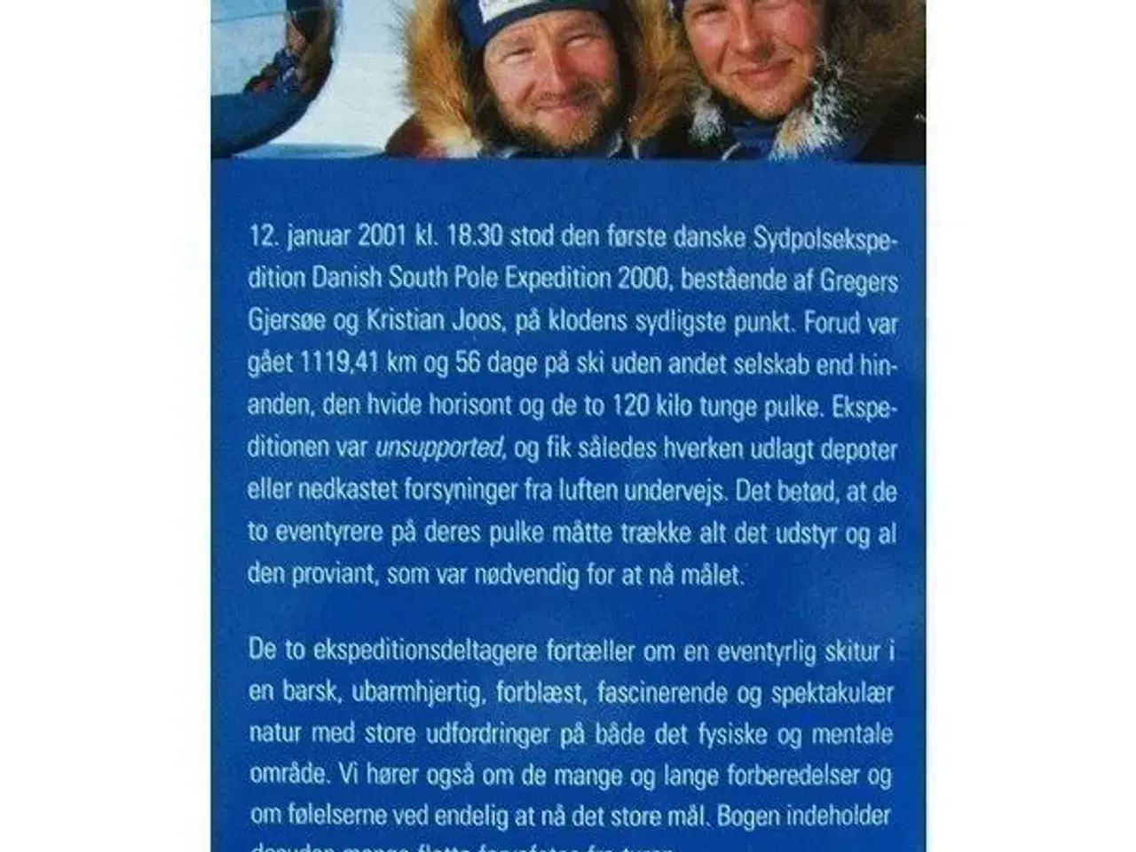 Billede 2 - På ski til Sydpolen- den første danske e