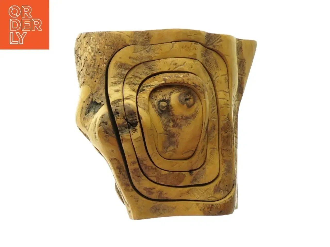 Billede 1 - Dekorativ træfigur  fra Ukendt (str. LB: 20x18)