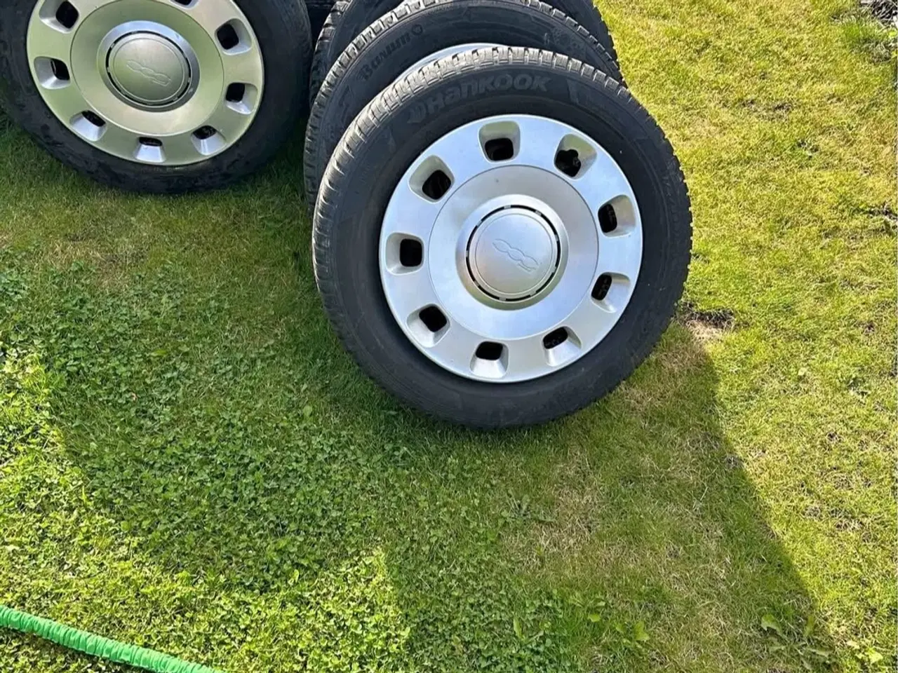 Billede 2 - Fiat 500 14" Org Vinterhjul 175/65-R14 vinterdæk