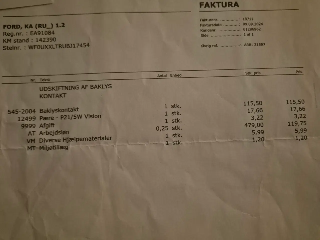 Billede 8 - Ford Ka 1,2 NYSYNET lav km