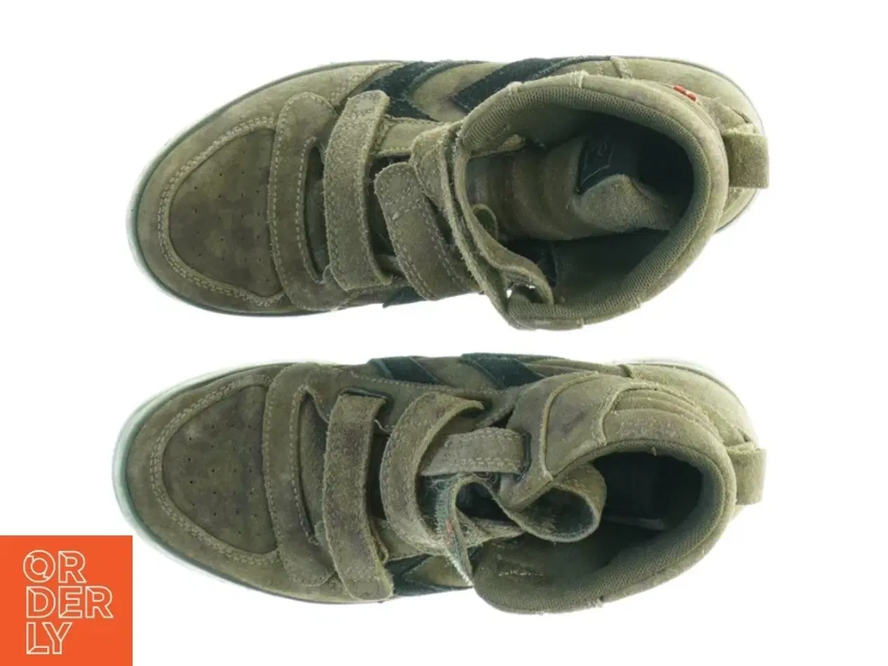 Billede 2 - Grønne sneakers med velcro fra Hummel (str. 34)