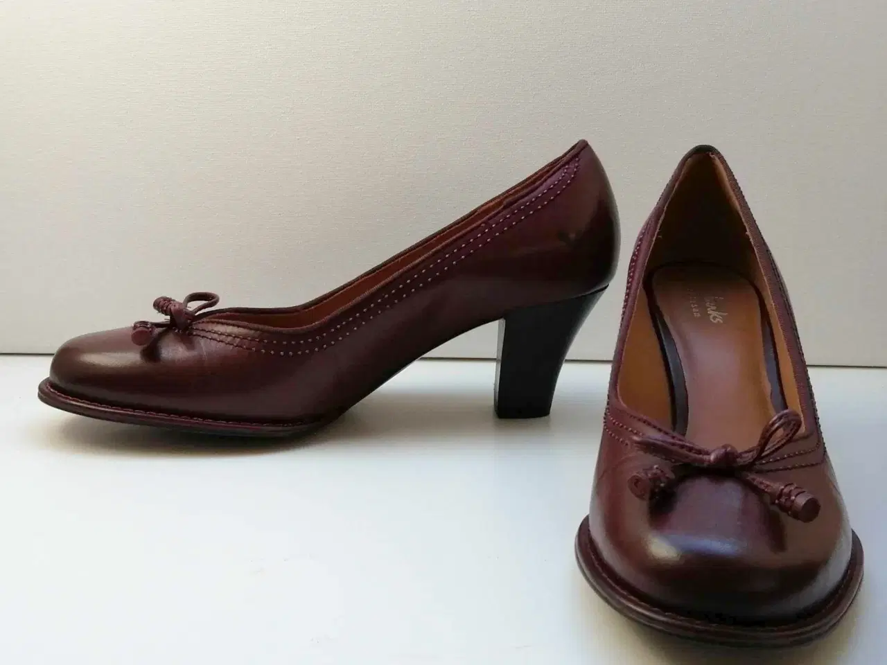 Billede 3 - Clarks Festsko str. 39 brun skind