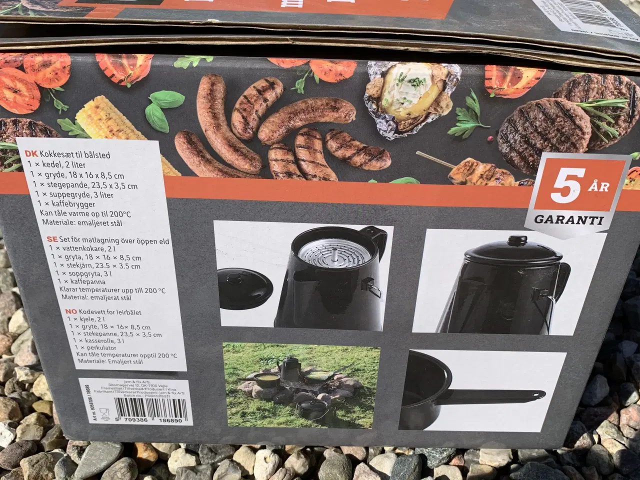 Billede 1 - Kokkesæt til bålsted