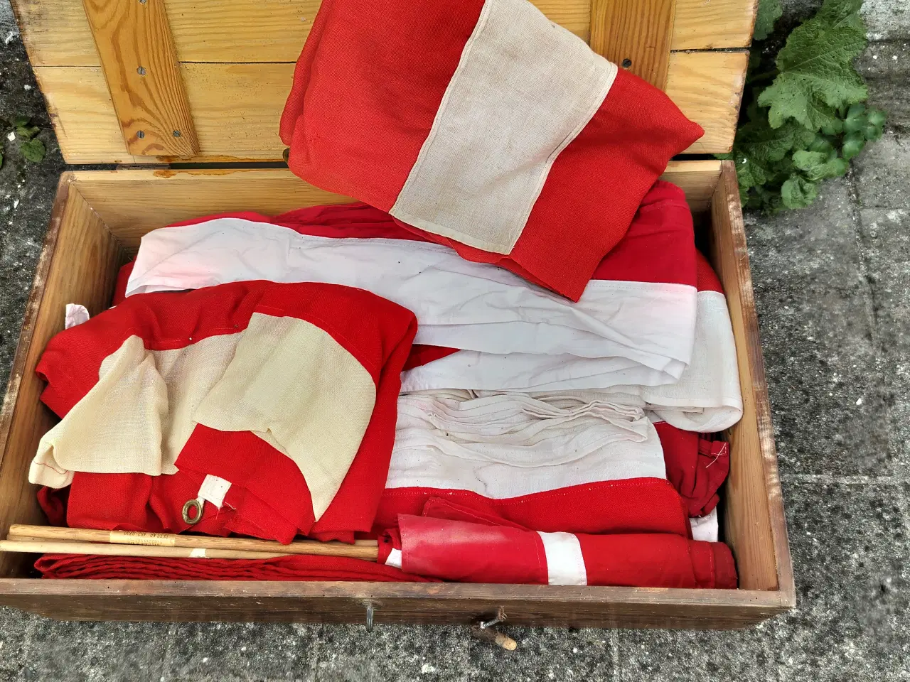 Billede 1 - Dannebrogsflag / Banner 