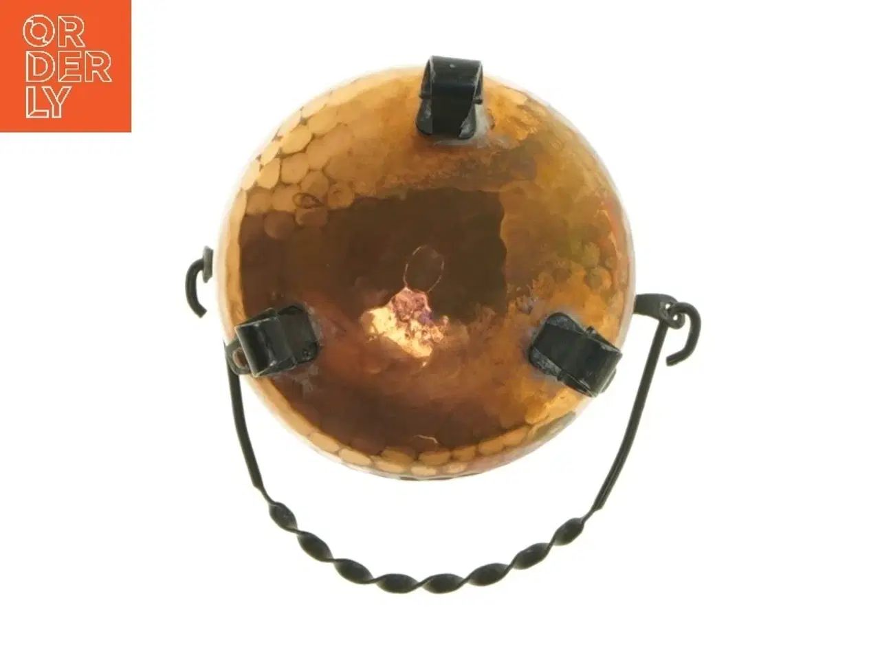 Billede 4 - Lille kobbergryde med hank (str. Ø 6 cm længde 6,5 cm)