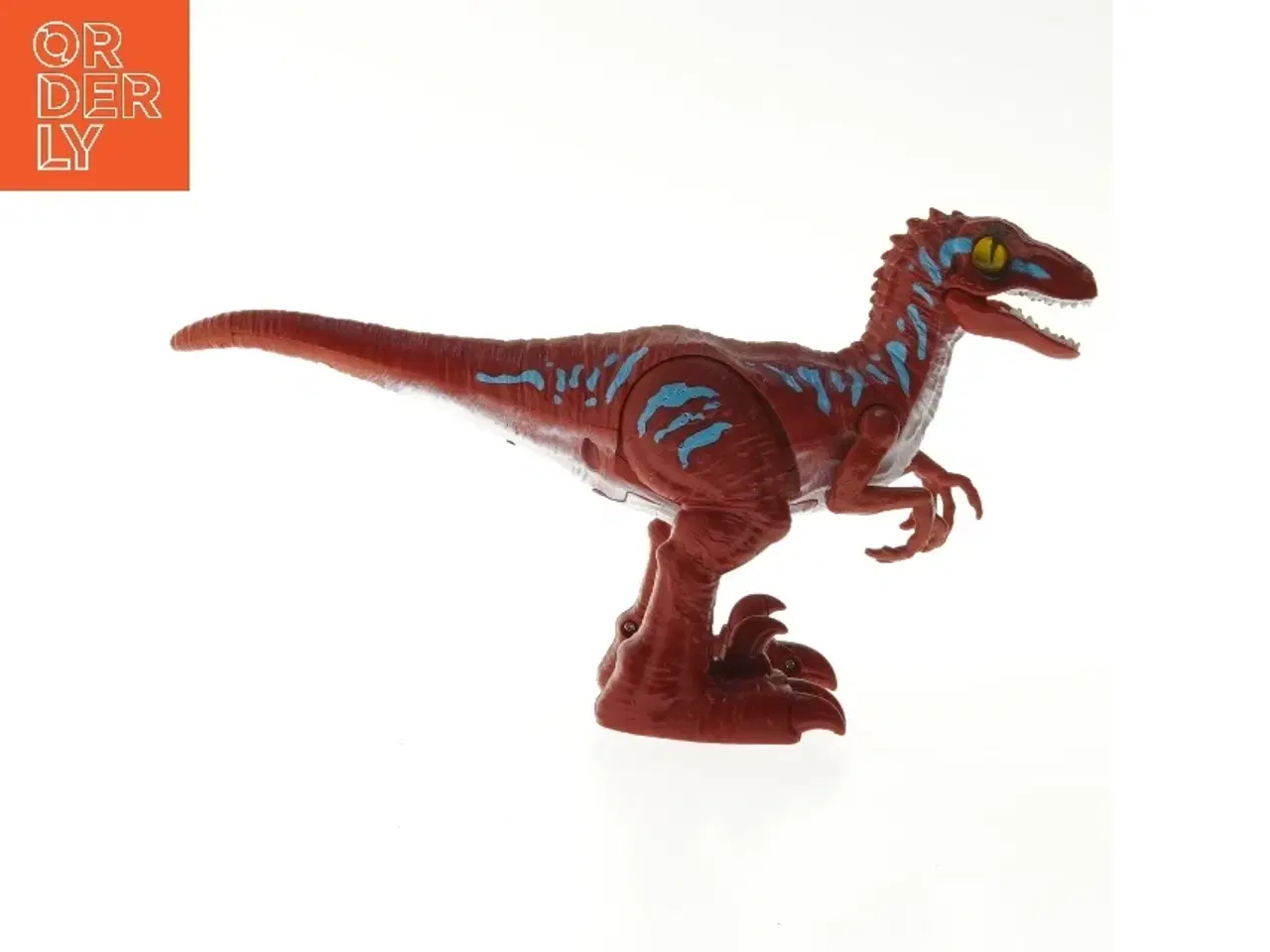 Billede 4 - Rød dinosaur legetøjsfigur (str. 27 cm)