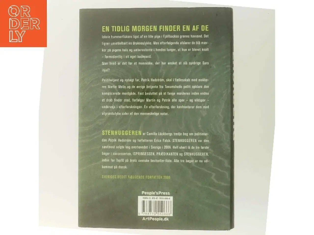 Billede 3 - Stenhuggeren : kriminalroman af Camilla Läckberg (Bog)