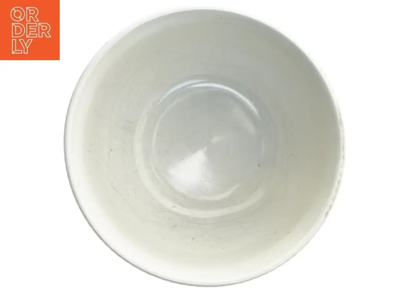 Billede 3 - Lille ribbet skål (str. Ø 10 cm længde 7 cm)