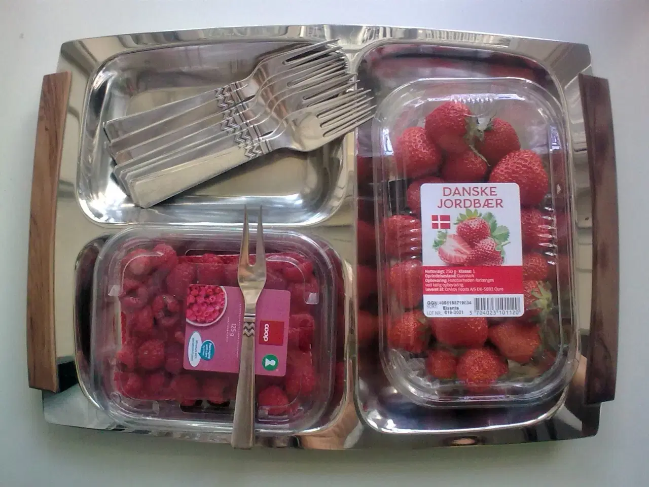 Billede 16 - Kagegafler 14 stk. rustfri stål 1970rnes DK o.a.