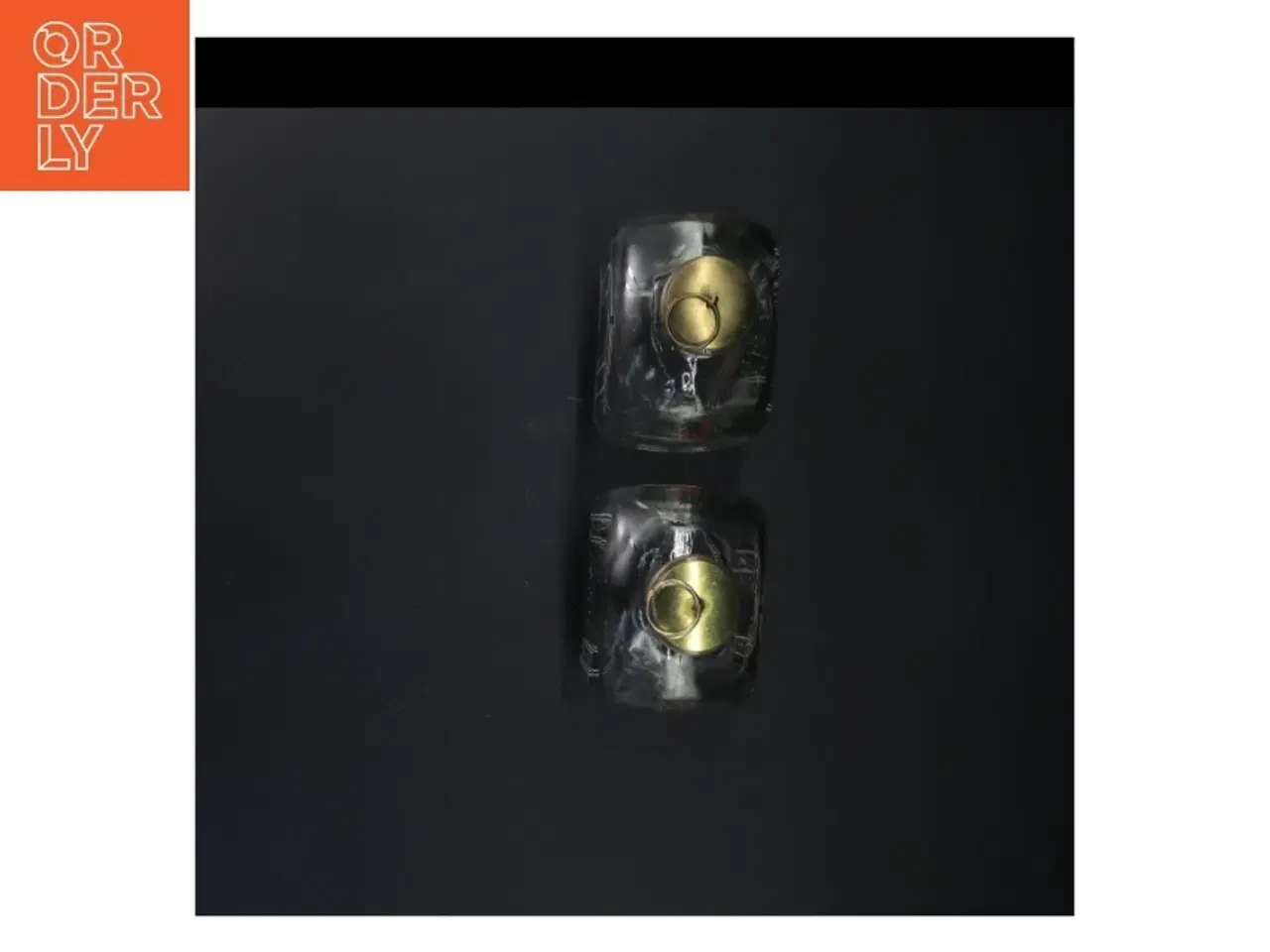 Billede 3 - Snapseflasker, jule dekoration (str. 20 cm. 2 styk) fra Holmegaard