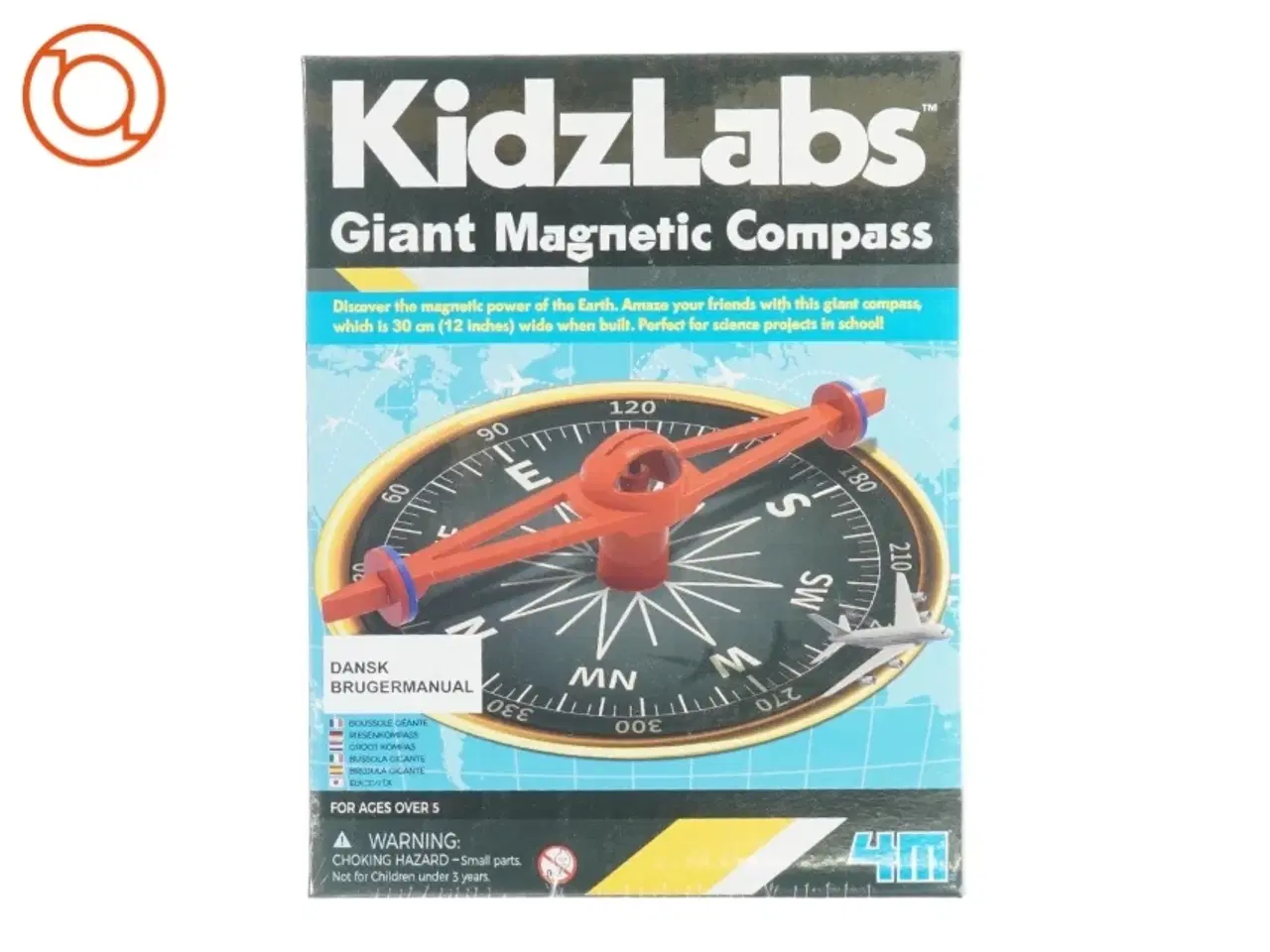 Billede 1 - Kids laps giant magnetic compas