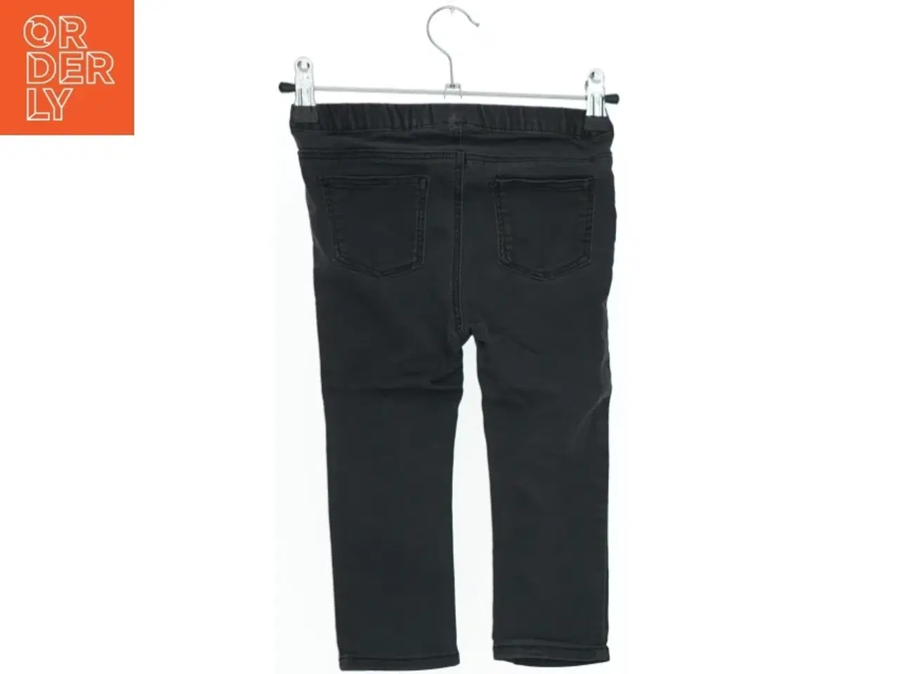 Billede 2 - Sorte stretch-jeans fra H&M (str. 92)