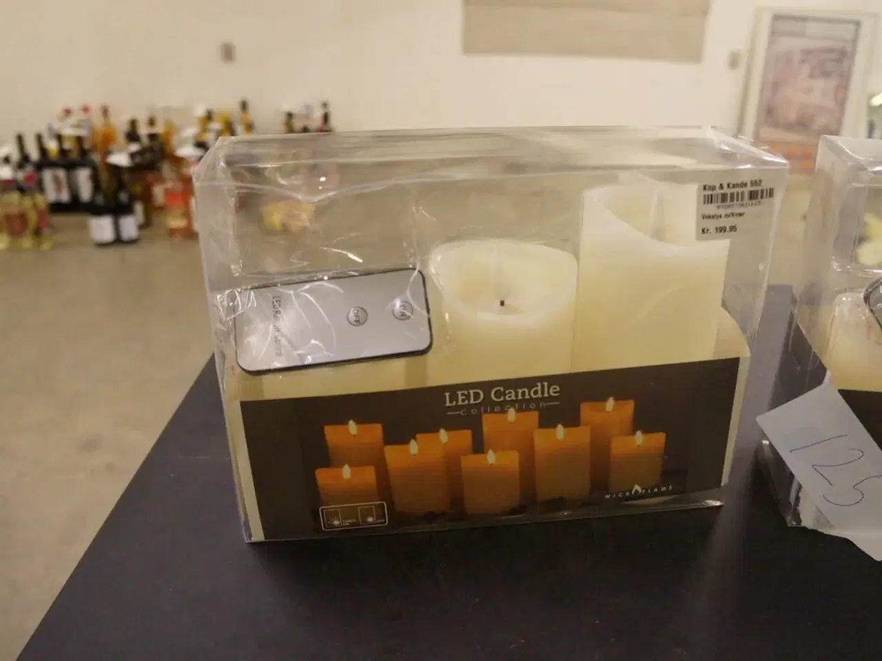 Billede 3 - 2 pakker vokslys m/timer LED CANDLE