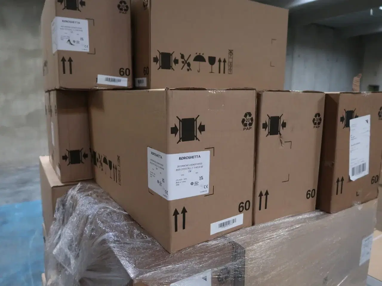 Billede 1 - Emhætte RØROSHETTA 8025 CRYSTALL F-1140