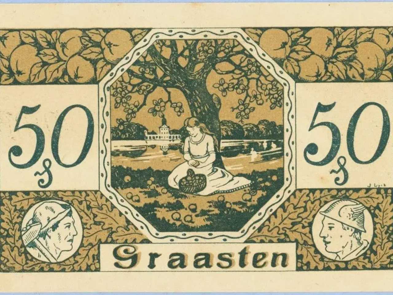 Billede 2 - Graasten. Nødpengesedler 1920