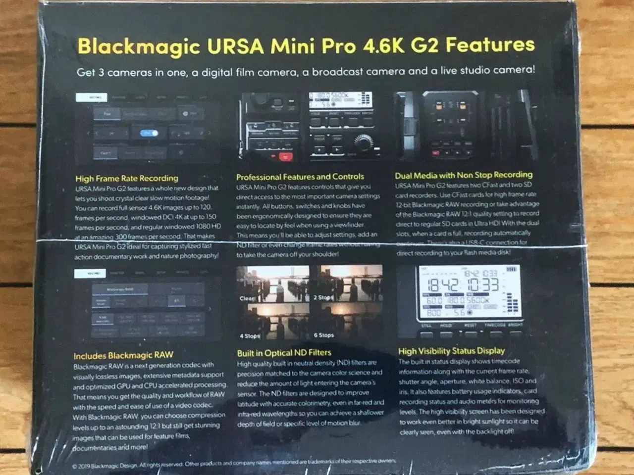 Billede 3 - NY Blackmagic URSA Mini Pro 4.6K G2