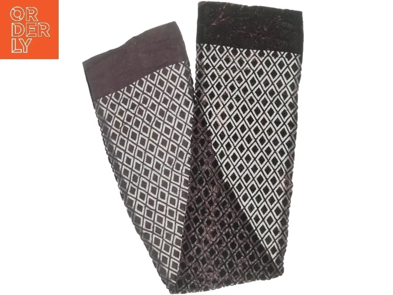 Billede 3 - Mønstret tørklæde (str. 135 x 25 cm)