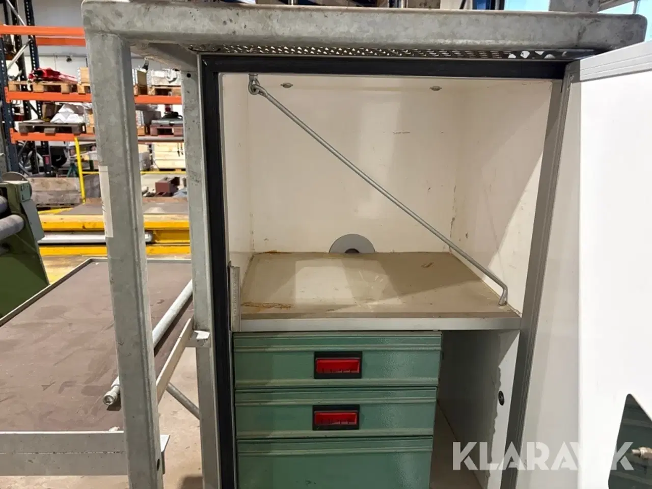 Billede 10 - Arbejds skab med bord Hymaco Cranes