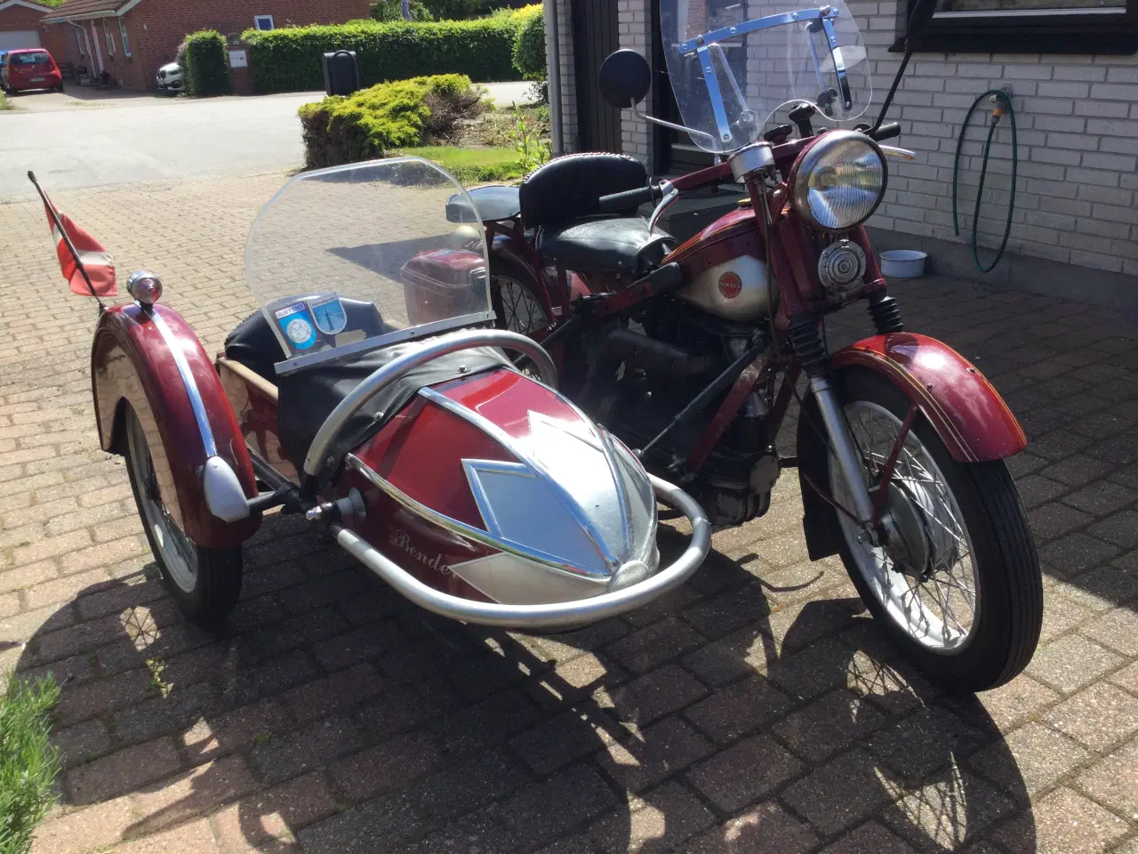 Billede 1 - Nimbus med sidevogn årg. 1953