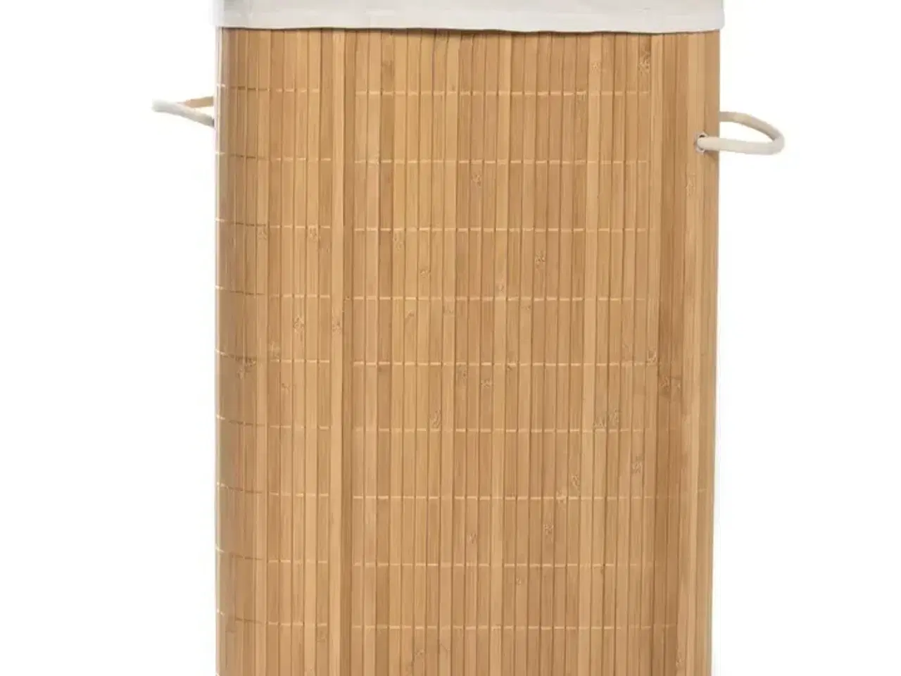 Billede 1 - Blokker vasketøjskurv 76 liter bambus 30x40x60cm(ubrugt)