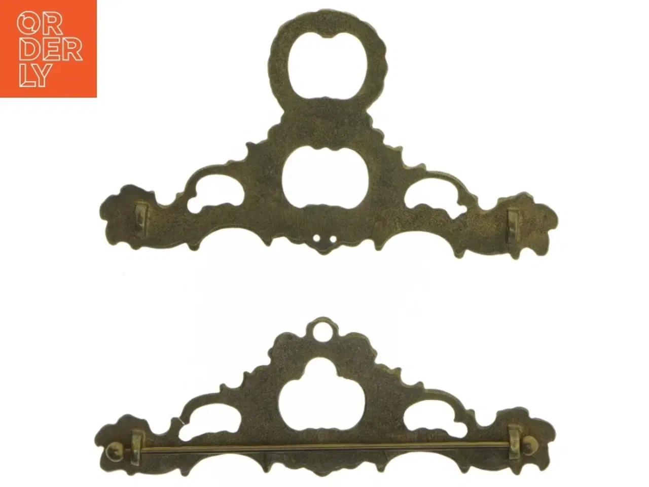 Billede 2 - Antikke metalnøgler (str. 18 cm)