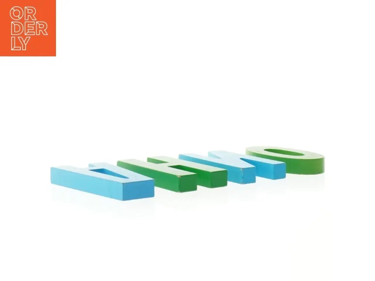 Billede 4 - Træbogstaver NOAH (str. 10 x 5 komma 5 x en komma 5 cm)