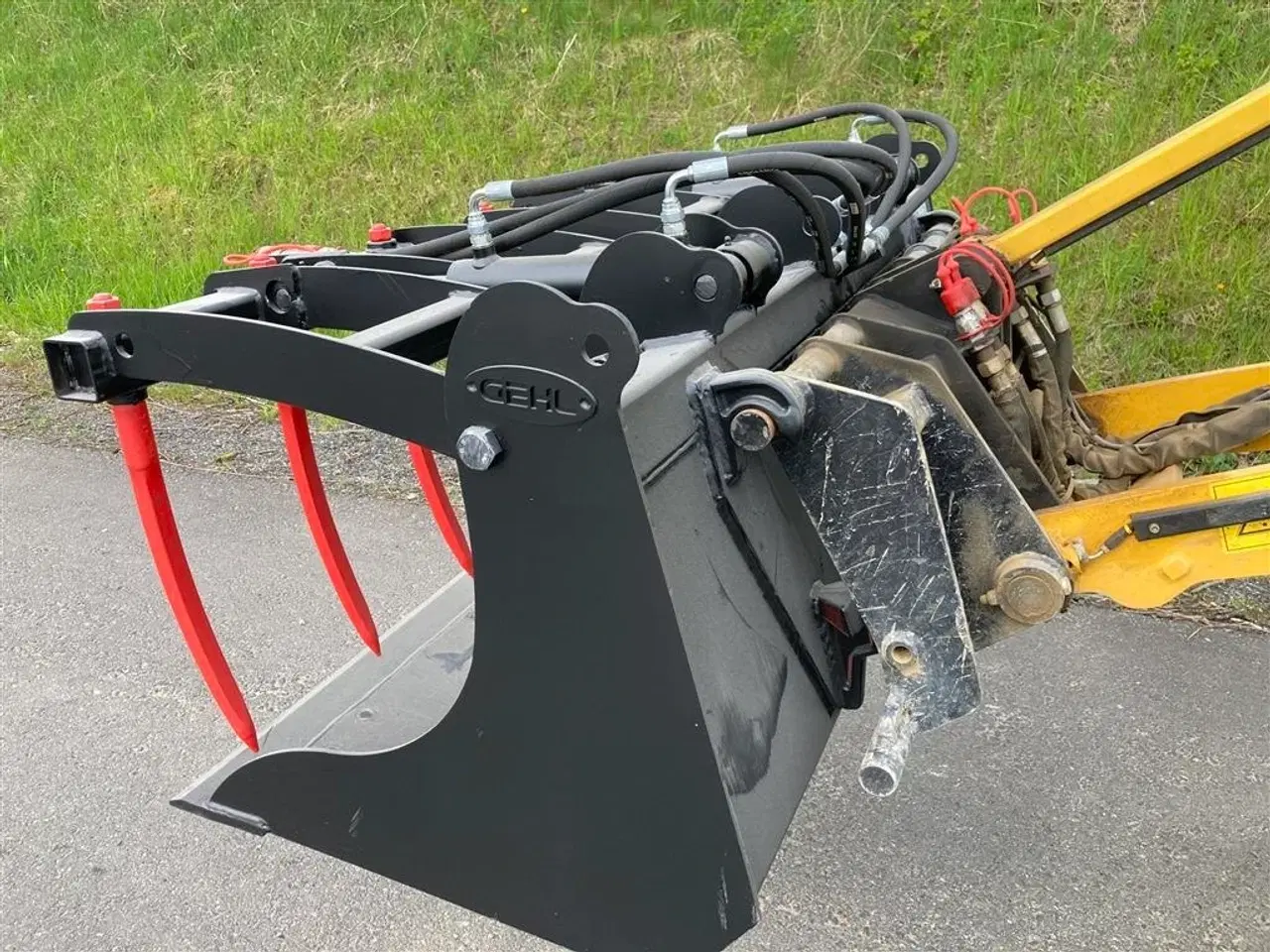 Billede 12 - MO 140 cm Siloklo 2 delt overfaldsgreb monteret med euroophæng