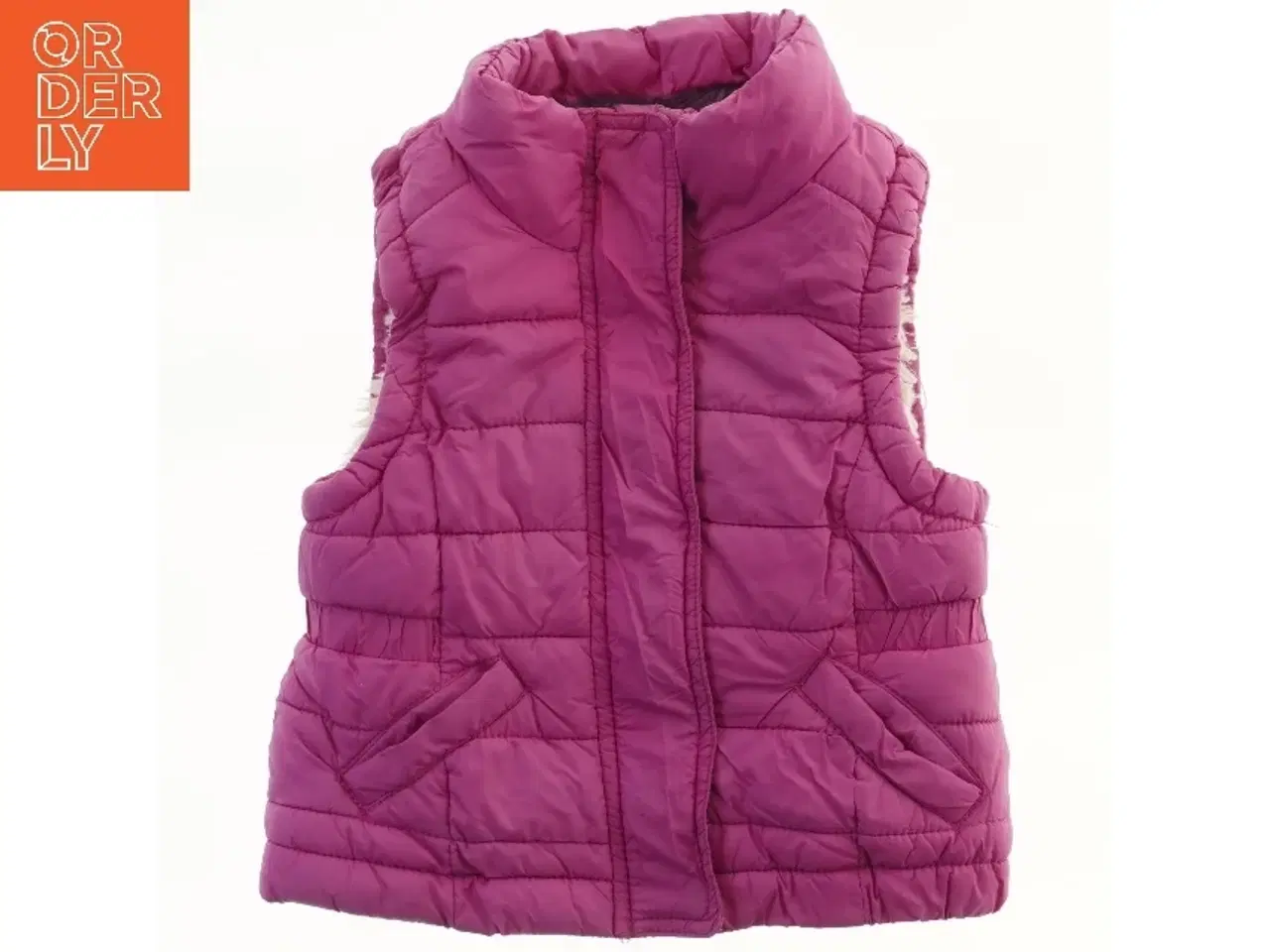 Billede 1 - Lyserød quiltet vest fra H&M (str. 104)