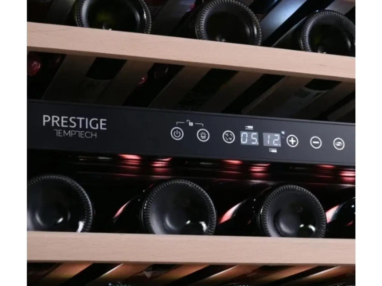 Billede 4 - Vinkøleskab 163 flasker - 410 liter sort - 2 zoner