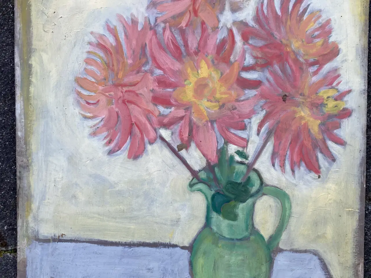 Billede 3 - Oliemaleri holger lund kofod motiv fra Bornholm