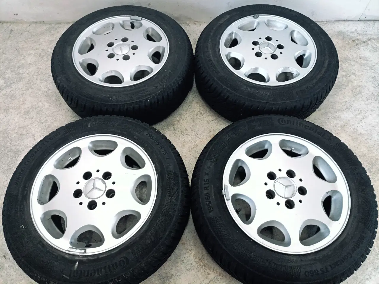 Billede 5 - 5x112 15" ET42 nav 66,6ø MERCEDES vintersæt År.:19