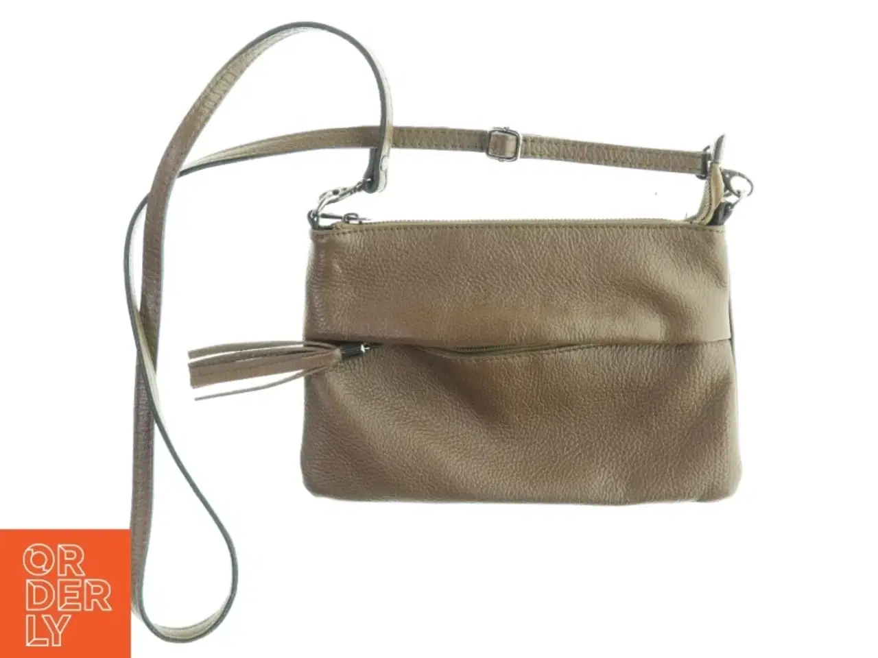 Billede 1 - Lille lædertaske (str. 27 X 18cm)