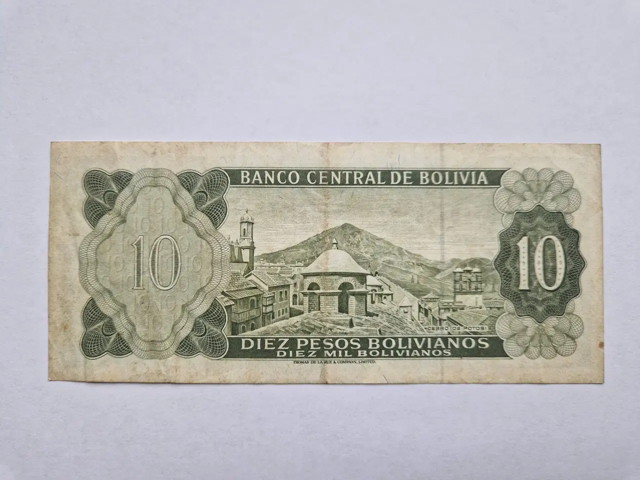 Billede 2 - 10 Pesos Bolivia 1962