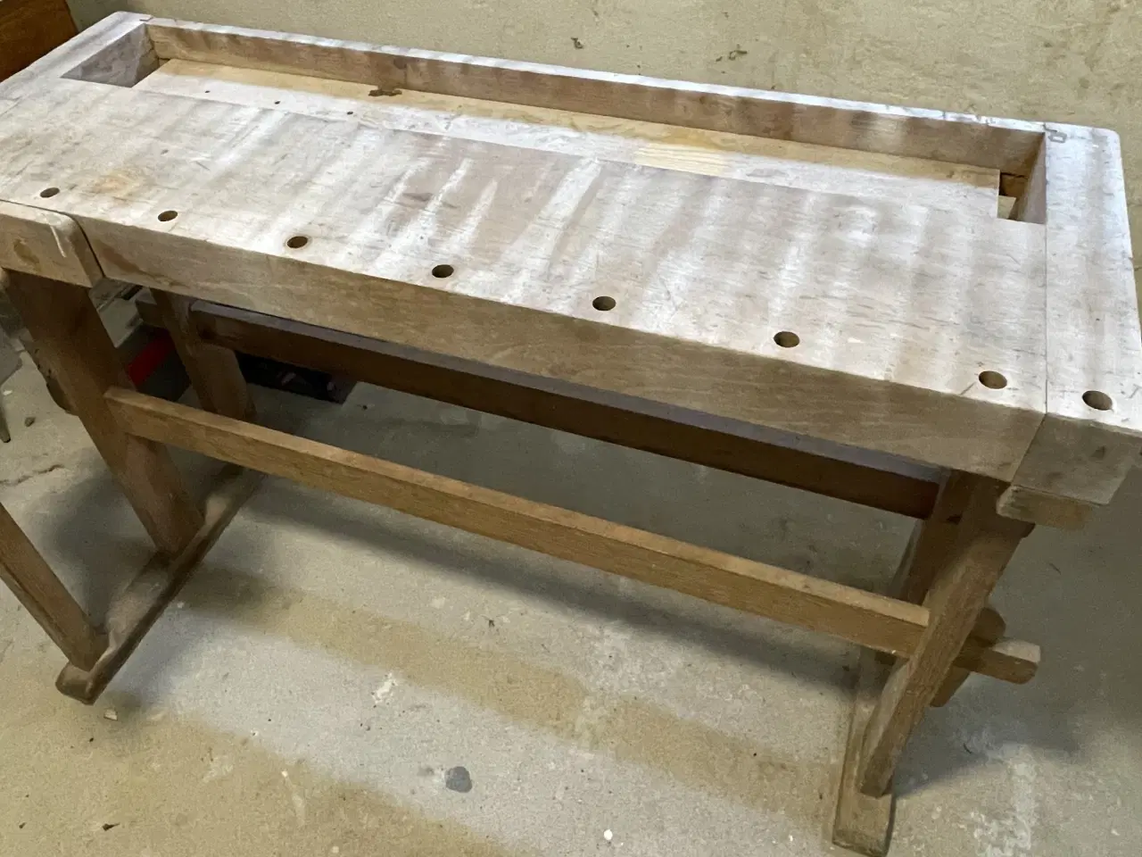 Billede 7 - Gammel original Høvlebænk 
