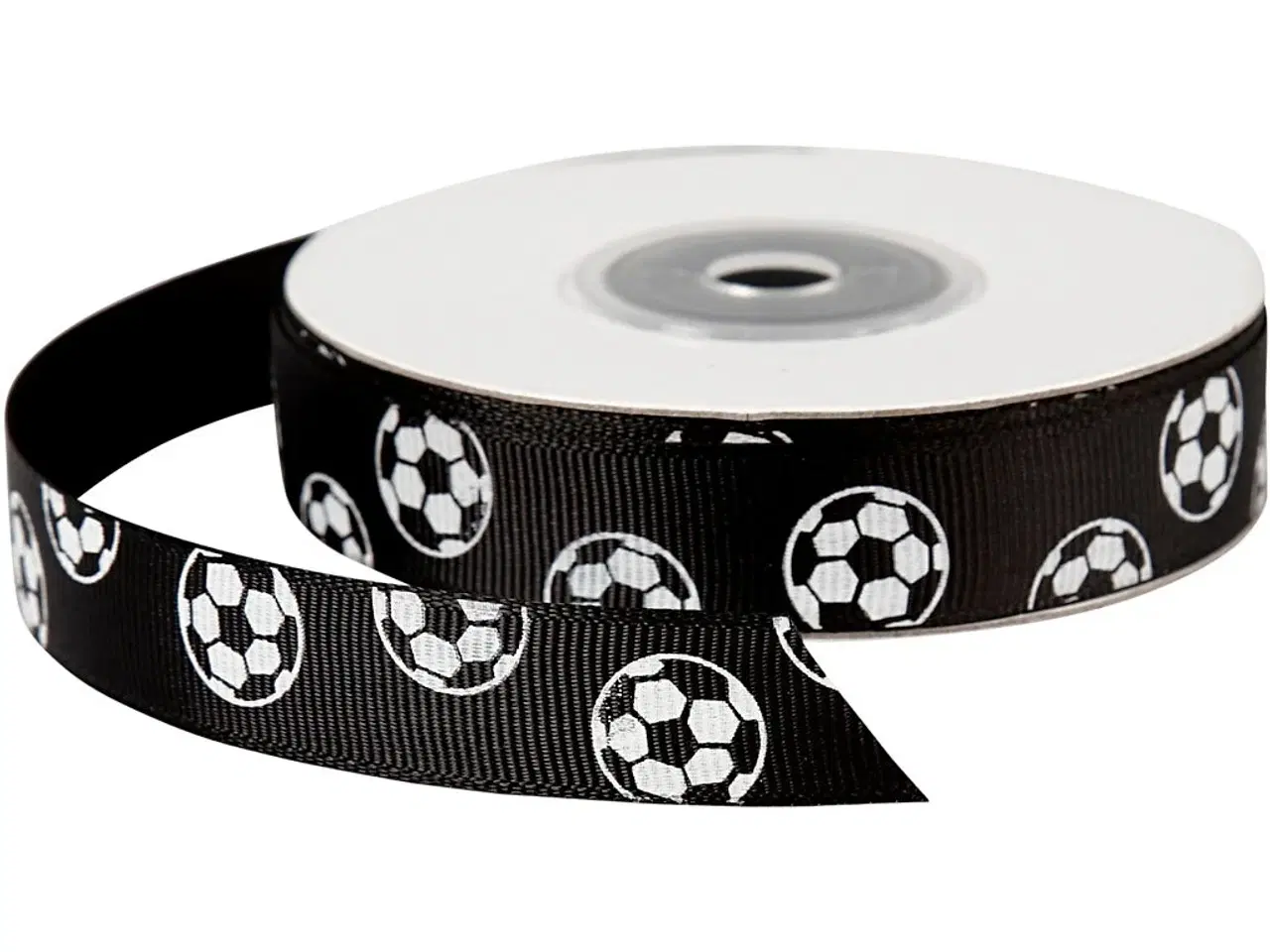 Billede 1 - Fodboldmotiv Dekorationsbånd 15 mm x 20 m