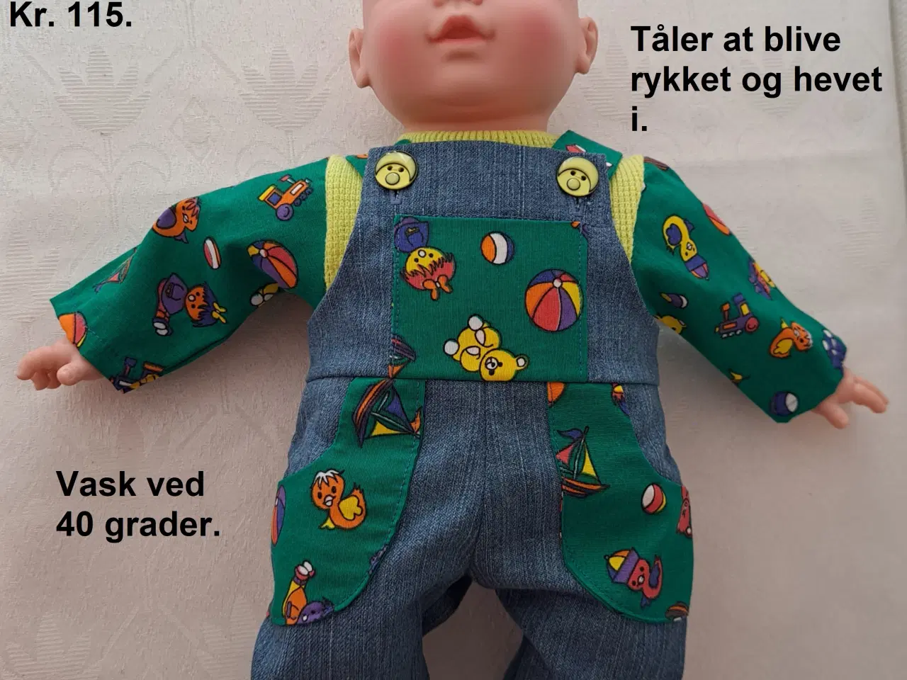 Billede 19 - Dukketøj til Sofia dukken på 40cm. med blød krop.