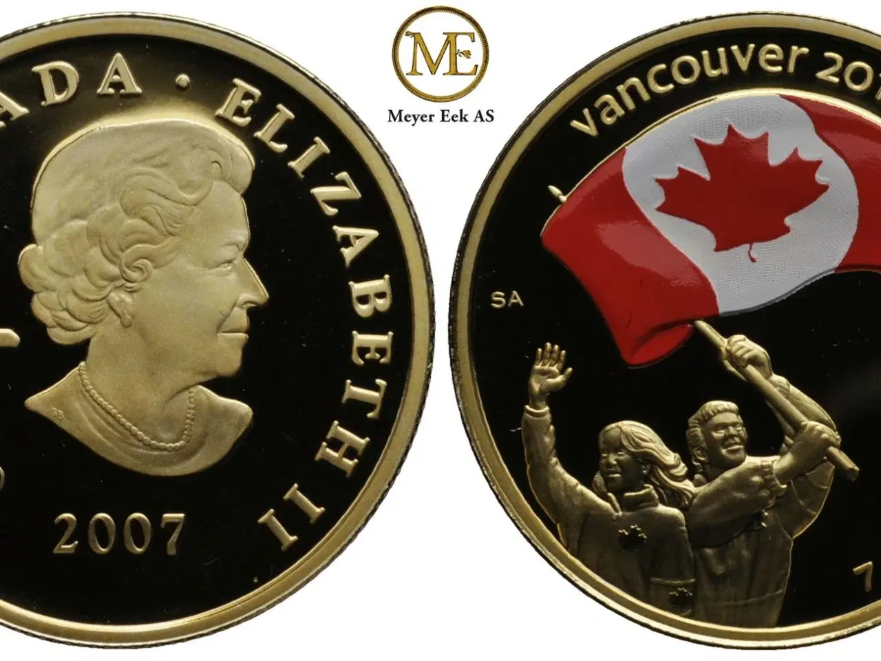Billede 1 - Guld mynt, Canada, OL 2010, 12 gr. (585) Proof