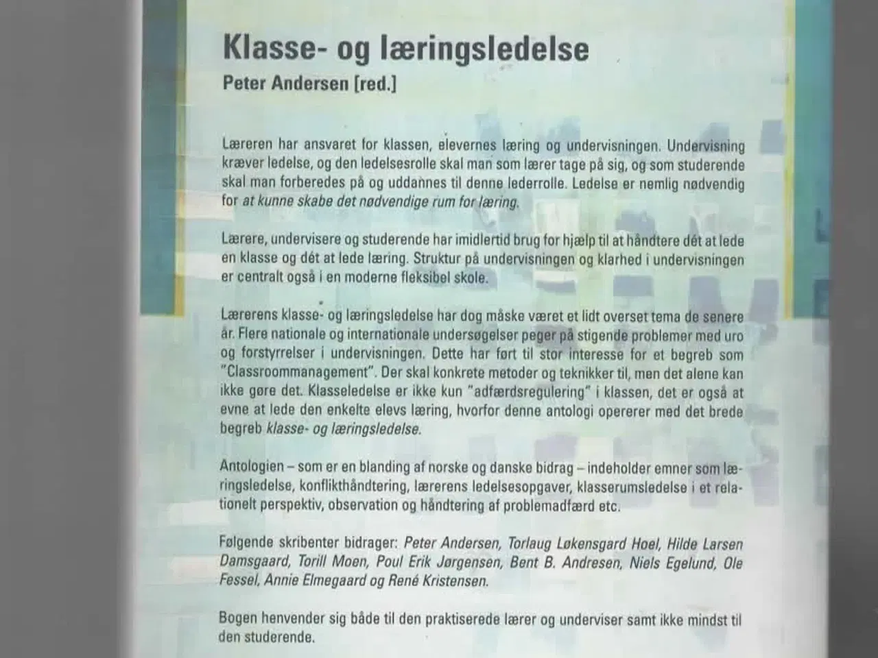 Billede 2 - undervisning