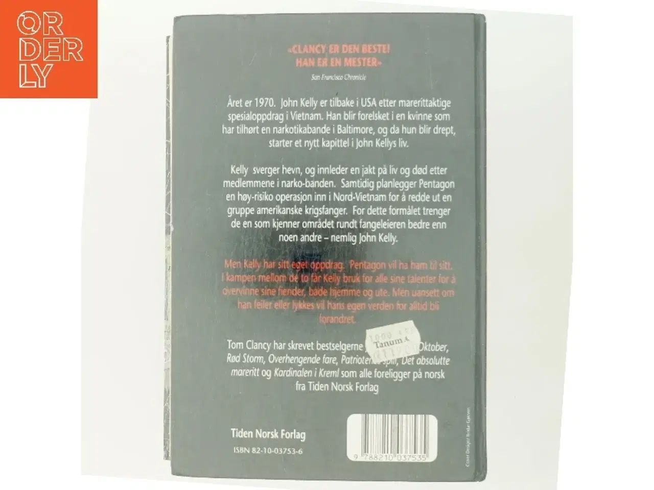 Billede 3 - Uten anger af Tom Clancy (Bog)