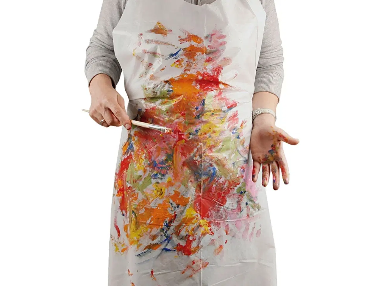 Billede 1 - Engangsforklæde, H: 130 cm, B: 80 cm, 100stk./ 1 pk.